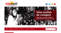Desktop Screenshot of erikakokay.com.br