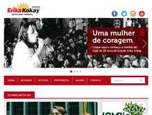 Tablet Screenshot of erikakokay.com.br